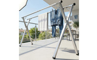 Floor-Standing Clothes Drying Rack Foldable Laundry Drying Rack Sturdy Portable for Bedroom
