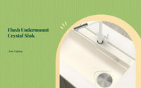 Undermount stone sink