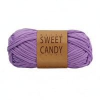 Variegated Textile Yarn DIY Crafting Multicolor T-Shirt Yarn Easy to Work with Knitting Material for Crafters, Hand Weaving