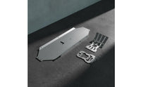 3 Pieces RC Car Guard Kit Machined RC Chassis Guard Set Chassis Plate with Mounting Holes Brushed Protector Metal