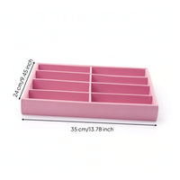 Slim-Profile Eyewear Tray with 8 Compartments Compact Glasses Tray Slim Sunglass Organizer Spacious for Dresser