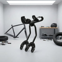 Bike Cargo Rack with Nylon Deck Tubular Rear Luggage Rack with Adjustable Carrier for Outdoor Riding