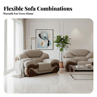 3-Seater Settee European design Carved Frame Couch Genuine Leather Upholstery Sofa for Homeowners, Families, Formal Sitting Area, Hotel Lobby, grand estate