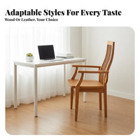 Spindle rear Armchair With Armrests Desk Chair Supportive rearrest timeless Design for Adults, Homeowners, Study Room