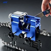 Metal Clamp-Style Chain Grinder Included Wrench Manual Saw Chain Grinder Adjustable Chainsaw Sharpening Jig Compact