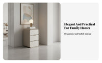 Slim Gap Cabinet Space-Saving Narrow End Table small Size for Bedroom, Renters