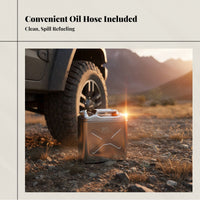 304 Stainless Steel Fuel Drum, Thickened Oil Can, Automotive Backup Container