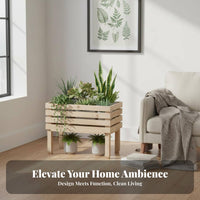 Multi-Level Plant Stand Easy Assembly Tiered Planter Stand Strong Support