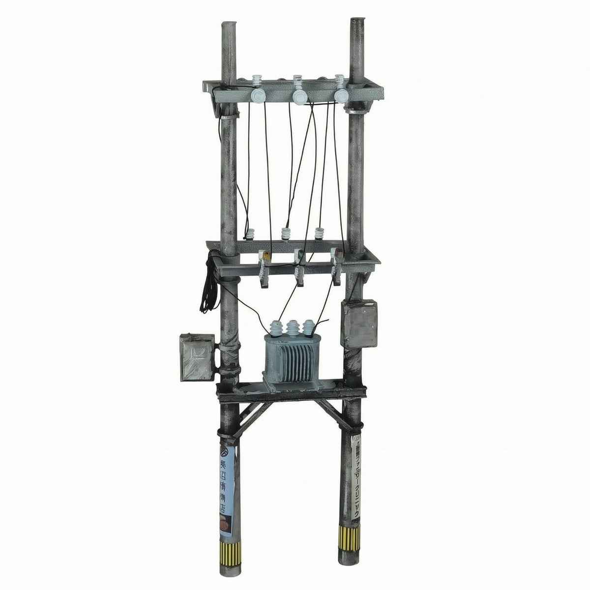 Electrical Pole Model 1:64 Scale Transformer Model Detailed