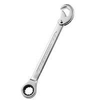 Self-Tightening Ratchet Wrench Set with Open-End and Box-End