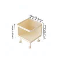 Nightstand with Light Modern Bedside Table with Shelf Versatile Furniture for Living Room