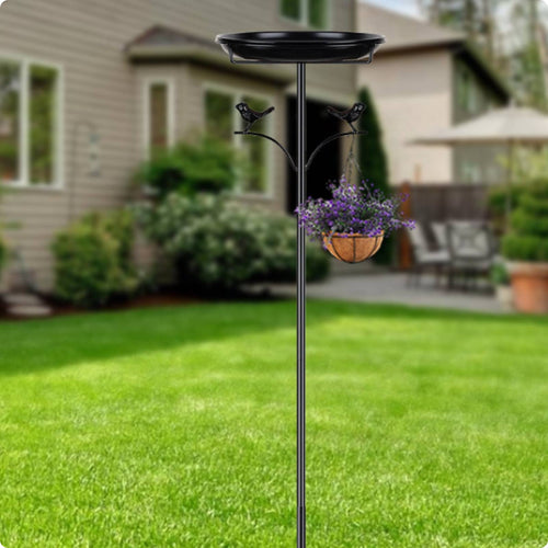 Metal Bird Feeder Stand Decorative Outdoor Bird Feeder Stand Allcomplete Set Kit