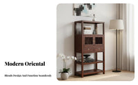 Modern Chinese Design Kung Fu Tea Ceremony Furniture Minimalist Design Kung Fu Tea Ceremony Station Space-Saving Conversation Group Zen Aesthetic for Homeowners, Cultural Hobbyists, Gift Shoppers, Balcony, Living Room, Study, Social Gatherings