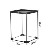 Glass Amphibian Enclosure High Visibility Glass Terrarium Enclosure Ventilated