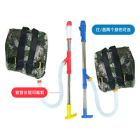 Agricultural Backpack Fertilizer Applicator, Stainless Steel Manual Spreader for Cornfields