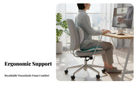 Molded Cushion Breathable Ergonomic Seat Cradle Portable for Work, Study