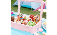 5 Pieces Expanded Polypropylene Insulated Box Molded Structure Rectangular Insulated Box Thermal Chill Carton Recessed Side