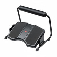Adjustable Desk-Mounted Footrest Anti-Slip Design Triple-Position Adjustable Footrest Rocking Motion Padded Leg Rest