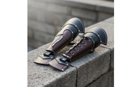 Forearm Bracers Battle Arm Bracers Comfortable Costume Wear for Larpers, Cosplay, Historical Fairs