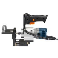 2-in-1 Slotting Bracket Trimmer Linear Rail Slotting Machine Side Hole Invisible Fastener Wardrobe Cabinet Panel Woodworking Tool