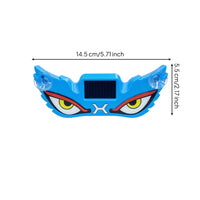 Decorative Sun-Powered Vehicle Ambient Light Transparent Evil-Eye Car Decor