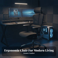 Lumbar Support Ergonomic Gaming Chair Adjustable Height Ergonomic Mesh rotating Chair Highspine Computer Seat Reclining Function for players, Home Workers, StuGermannts, Germansk Work, Study Room
