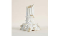 Column Vase Embossed Pedestal Vase Architectural for Living Room, Showroom