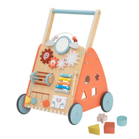 Multifunction Baby Push Toy with Activity Board Interactive Baby Push Toy with Activity Panel Educational Push Toy Sensory for Toddlers, Babies, Infants, Playroom, Nursery