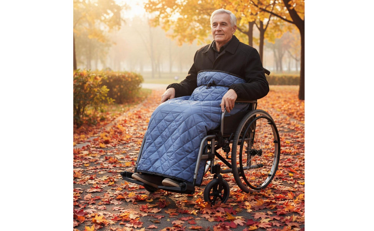 Blanket Windproof Warm Leg Cover Fleece Lined Lap Robe Thickened Design Warm Lower Physique Wrap Long-Lasting