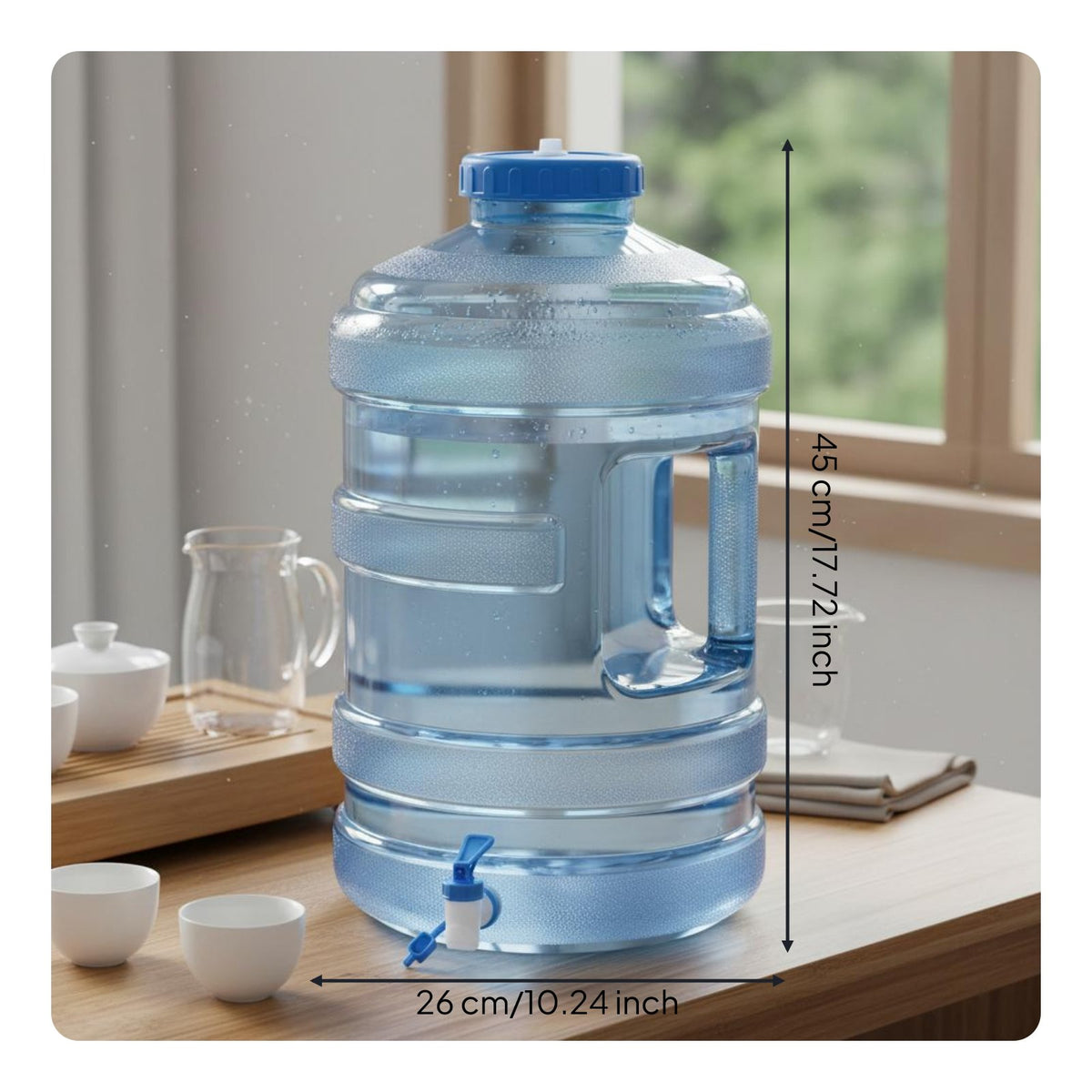 Wide Mouth Water Storage Container Food Grade Material for Outdoor, Camping