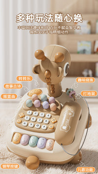 Baby Telephone Toy with Music for Infants 0-3 Years