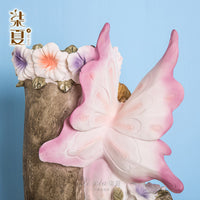 厂家现货欧式天使花瓶摆件创意客厅桌面装饰品树脂工艺品批发代理
