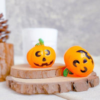 24-Piece Halloween Mini Witch Hats and Broomsticks with Pumpkin Heads for Halloween Party