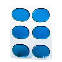 6-Piece Silicone Drum Mute Pads for Snare Drums and Cymbals, Sound Dampening Gel Pads