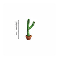 1:64 Scale Plant Miniature Realistic Resin Plant Display Faded Resistance