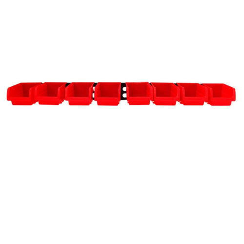 Wall-Mounted Parts Rack Versatile Wall Organizer with Bins Sturdy for Mechanics