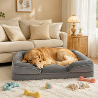 Pet Sofa Bed with Removable Cover Low-Rise Dog Bed with Washable Removable Cover Pet Sofa Easy Care Comfortable for Dogs