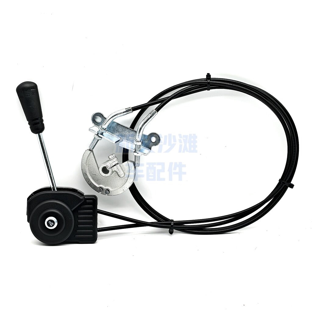 ATV Go-Kart GY6 Engine Gear Shifter with Parking Brake Handle and Cable Bracket