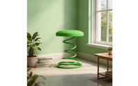 Compact Spring Stool Space-Saving Stool with Spring Base for Living Room