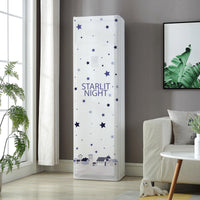 Korean Style Fabric Dust Cover for Vertical Cabinet Air Conditioners
