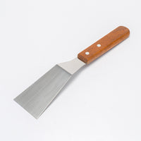 Kitchen Gadget Wooden Handle Stainless Steel Spatula for Griddle Cake BBQ Slotted Turner