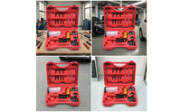 Compatible Brake Bleeding Kit with Adapters Portable Brake Bleeder Vacuum Pump Kit Universal Vacuum Pump with Gauge Easy to Use for Mechanics