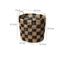 Laundry Hamper with Handles Checkerboard Laundry Basket with Handles Versatile Storage Hamper for Bedroom