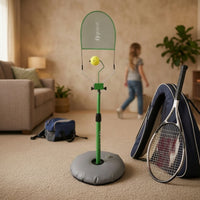 Adjustable Pickleball Practice Aid with Weighted Base Solo Pickleball Practice Aid with String Padded Portable for Beginners, Adults, Kids, Home, Court, Club