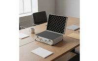 Multi-Purpose Aluminum Carrying Case Lockable Latches Aluminum Briefcase Portable for Professionals, Technicians, Travel, Job Site