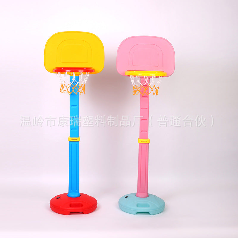 Adjustable Height Plastic Basketball Hoop for Kids, Indoor Outdoor Mini Portable Water-Filled Base Sports Equipment