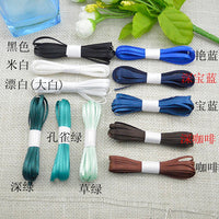 DIY Double-Sided Encrypted Polyester Satin Ribbon Set - 3mm, 40 Colors