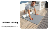 Marine Deck Water-Resistant Mat Resistant EVA Boat Flooring Easy to Clean Fishing Boat Deck Pad for Anglers, Yacht