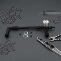 Two-Inlet Feed Carburetor Conduit Line Adapter Fitting Auto Part Sealing Rings