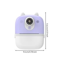 Kids Instant Camera Portable Twin Lens Print Camera Thermal Printing for Gift